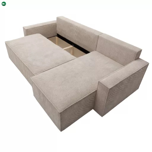 Univerzális ülőgarnitúra, szürkésbézs Taupe, APERO ROH
