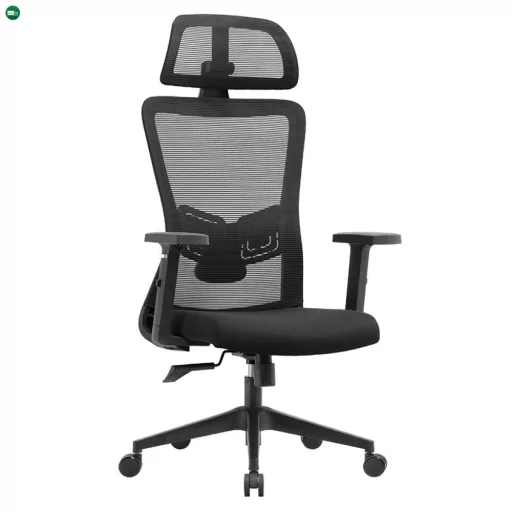 Irodai szék, fekete, 150 kg teherbírás, ALONZO