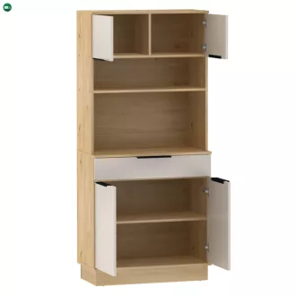Négyajtós tálaló, artisan tölgy/kasmír, LILIEN TYP 1