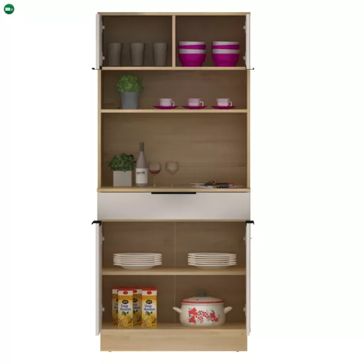 Négyajtós tálaló, artisan tölgy/kasmír, LILIEN TYP 1
