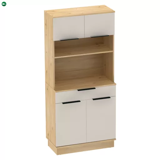 Négyajtós tálaló, artisan tölgy/kasmír, LILIEN TYP 1