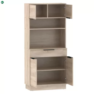 Négyajtós tálaló, sonoma tölgy, LILIEN TYP 1