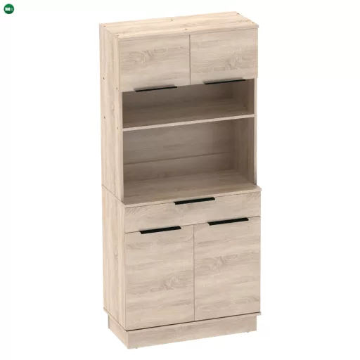 Négyajtós tálaló, sonoma tölgy, LILIEN TYP 1