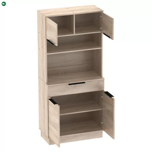Négyajtós tálaló, sonoma tölgy, LILIEN TYP 1