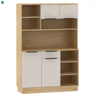 Négyajtós tálaló, artisan tölgy/kasmír, LILIEN TYP 2