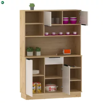 Négyajtós tálaló, artisan tölgy/kasmír, LILIEN TYP 2