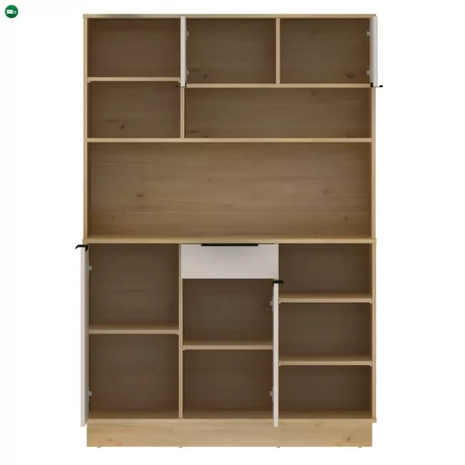 Négyajtós tálaló, artisan tölgy/kasmír, LILIEN TYP 2