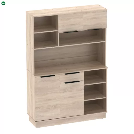 Négyajtós tálaló, sonoma tölgy, LILIEN TYP 2