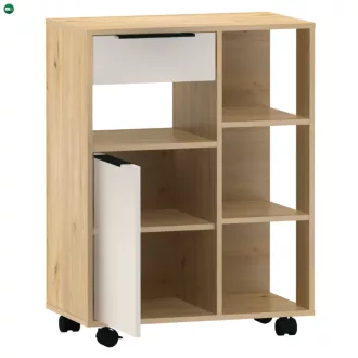 Egyajtós tálaló, artisan tölgy/kasmír, LILIEN TYP 3