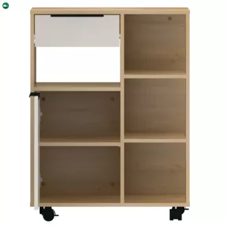 Egyajtós tálaló, artisan tölgy/kasmír, LILIEN TYP 3