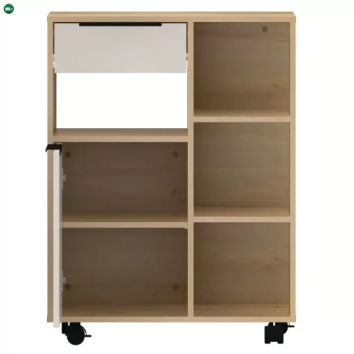 Egyajtós tálaló, artisan tölgy/kasmír, LILIEN TYP 3