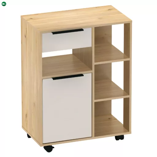 Egyajtós tálaló, artisan tölgy/kasmír, LILIEN TYP 3