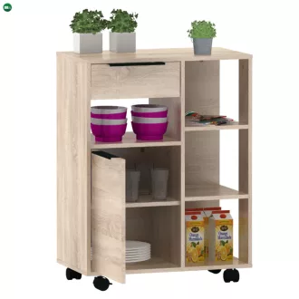 Egyajtós tálaló, sonoma tölgy, LILIEN TYP 3