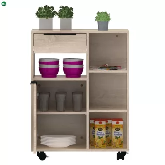 Egyajtós tálaló, sonoma tölgy, LILIEN TYP 3