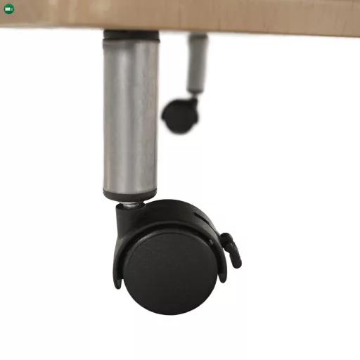 Zsúrasztal, bükk + ezüst fém, LIMA