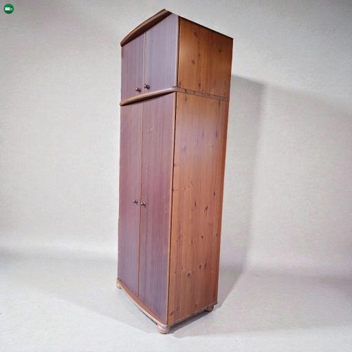 Claudia 2 ajtós akasztós szekrény + magasítás CSOKIBARNA