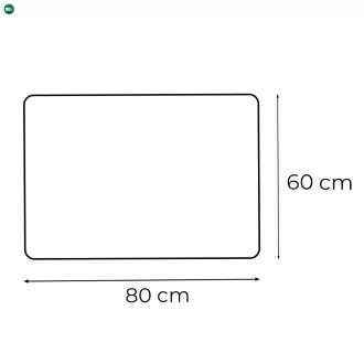 Ada 80 tükör led világítással