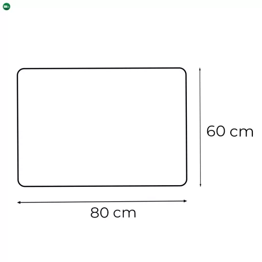 Ada 80 tükör led világítással