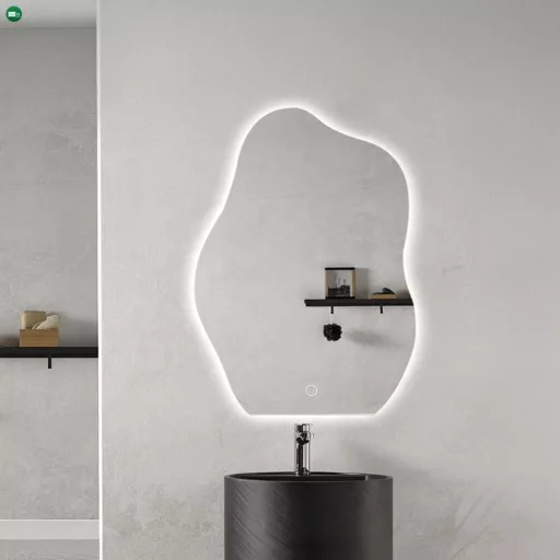 Wave 60 tükör led világítással