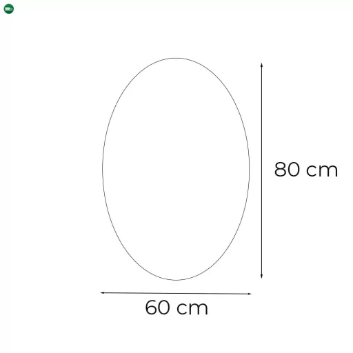 Ria 60 tükör led világítással