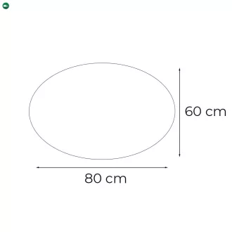 Ria 80 tükör led világítással