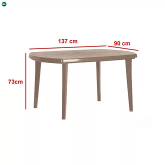 Eltorini 4+1 kerti bútor garnitúra szett