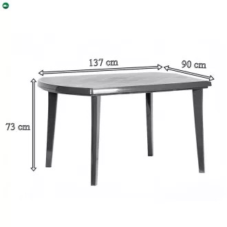 Jelise 4+1 kerti bútor garnitúra szett