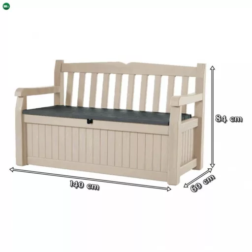 Eden Garden Bench pad és tároló