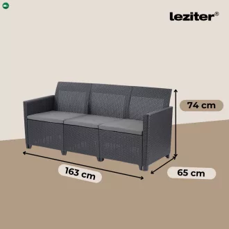   Claire VI 5 személyes kerti bútor garnitúra orlando asztallal