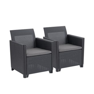 Claire duo műrattan kerti fotel