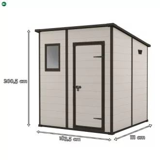 Manor 6x4 műanyag szerszámos ház