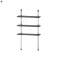 Shelving Kit fém állvány 3 polcos 100 cm