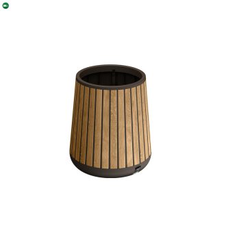 Deco henger alakú műanyag virágláda 81 L