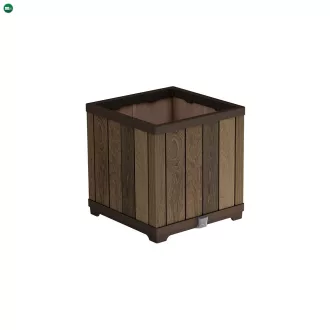 Deco szögletes műanyag virágláda 61 L