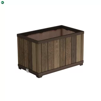 Deco tégla alakú műanyag virágláda 81 L