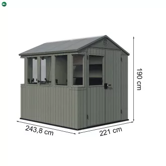 Potting shed kültéri műanyag ház