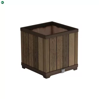 Deco szögletes műanyag virágláda 61 l