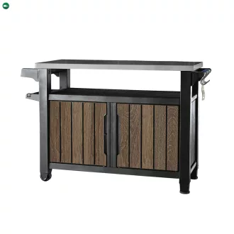 Decocoat unity műanyag xl kerti grill asztal 207l