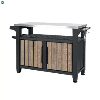 Decocoat unity műanyag xl kerti grill asztal 207l