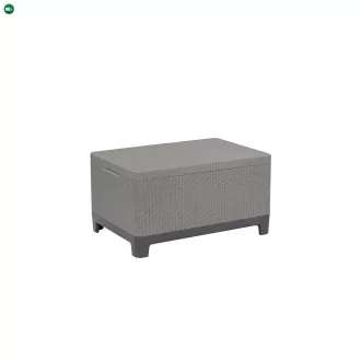 Scandi jute tárolós asztal