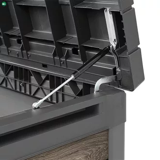 Decocoat műanyag kerti lád 380 l