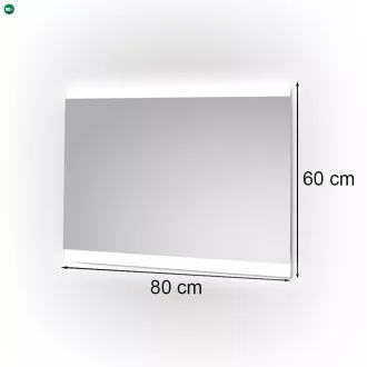 Liv 80 tükör led világítással