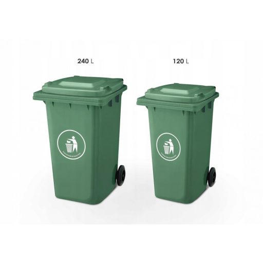 Hulladéktároló 240L ZÖLD