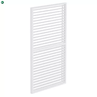 LUXE Lamellás oldalpanel (R) 123x218cm 4 m-ig fehér