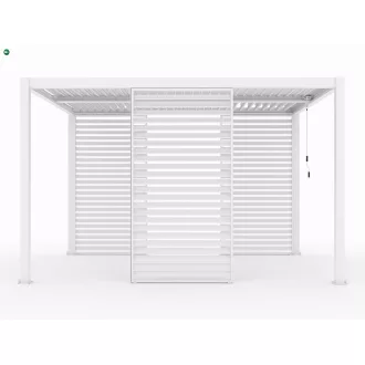 LUXE Lamellás oldalpanel (R) 123x218cm 4 m-ig fehér