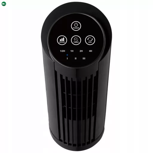 Mistral oszlopventilátor 20 W, fekete