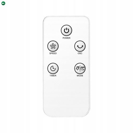 Bise oszlopventilátor 50 W, fehér