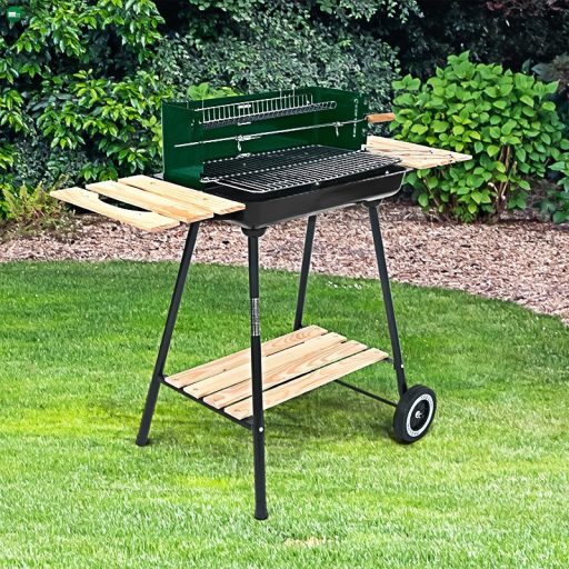 MIR244 téglalap alakú görgős széngrill
