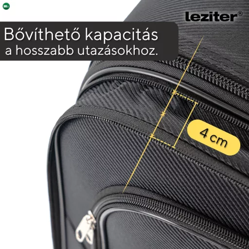 TraveLux light kabinbőrönd puha levehető kerékkel 55x40x20 cm
