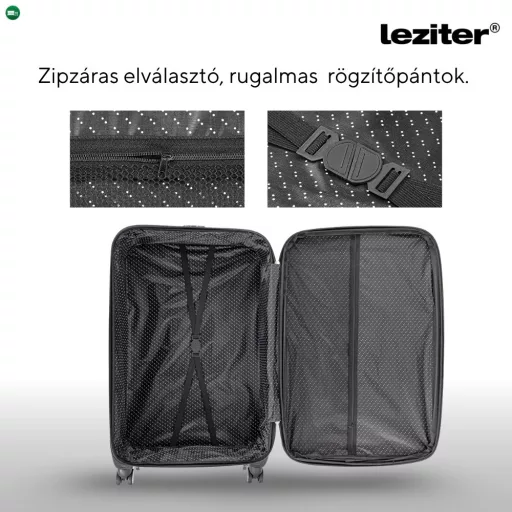 TraveLux light közepes bőrönd puha 68x45x25 cm